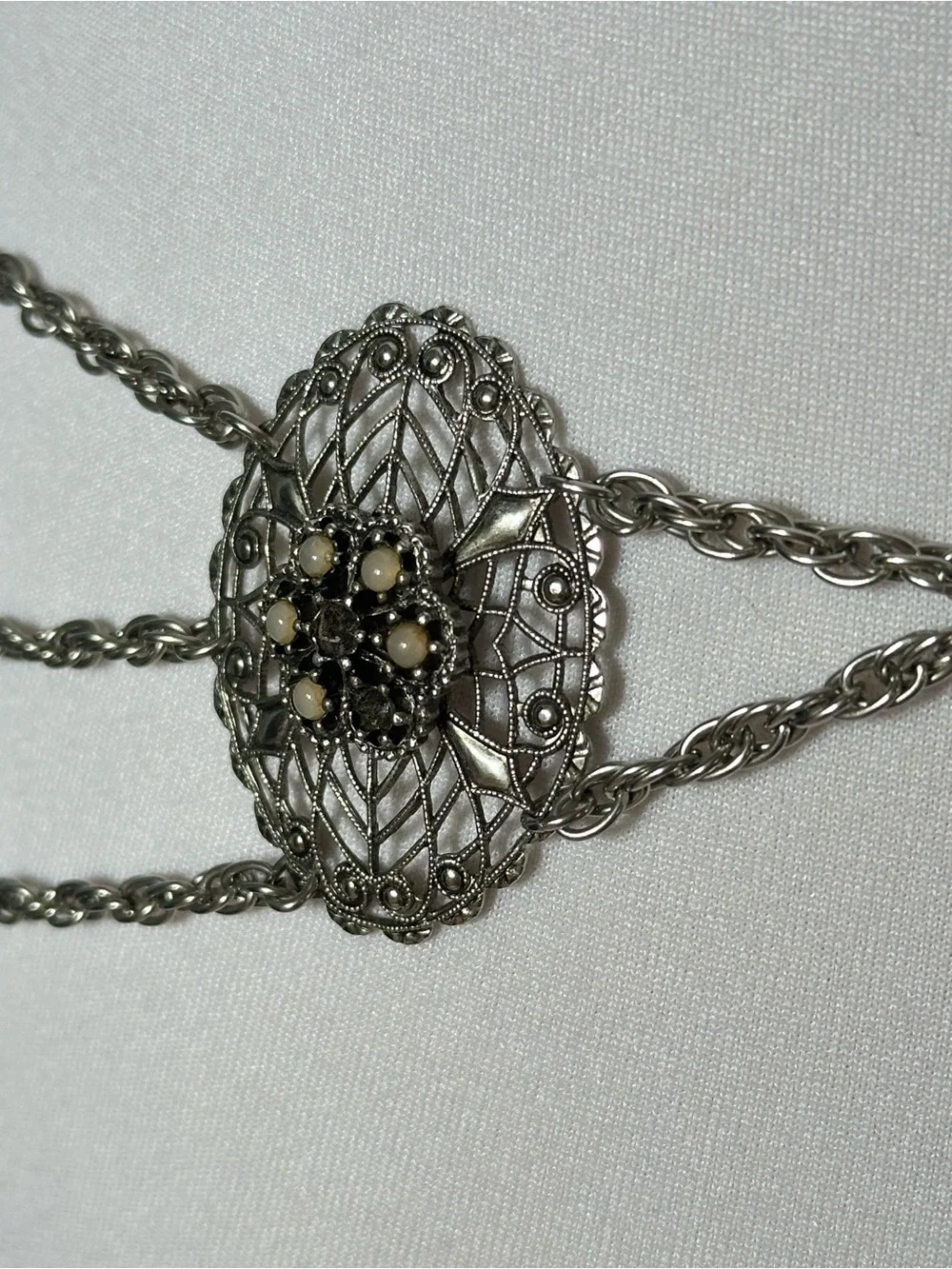 Vintage Bohemian Boho Multistrand Chain Belt Gothic Fairycore Renaissance Faire